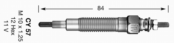 NGK Izzítógyertya CY57_NGK